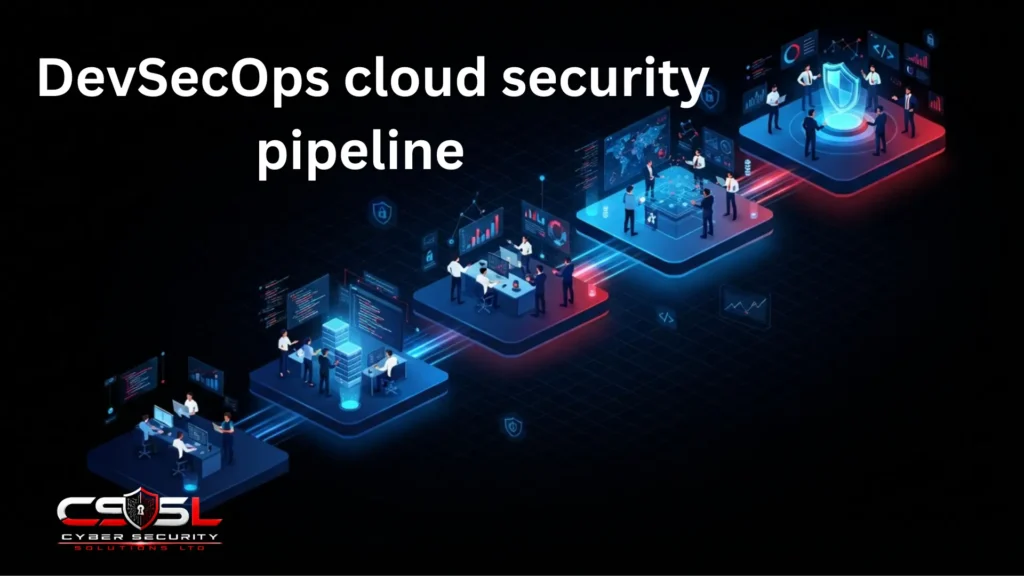 DevSecOps cloud security pipeline diagram showing maturity model stages