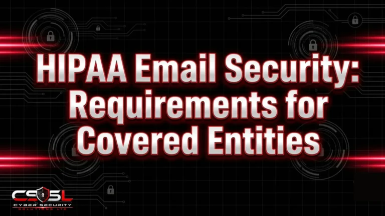 HIPAA Email Security: Requirements for Covered Entities
