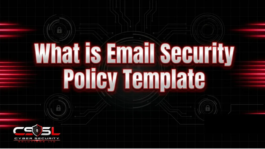 Email Security Policy Template