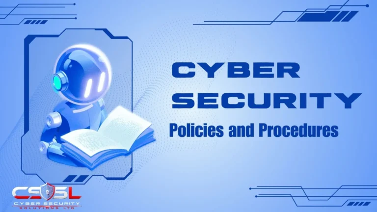 cyber security policies and procedures template showing information security policy document structure