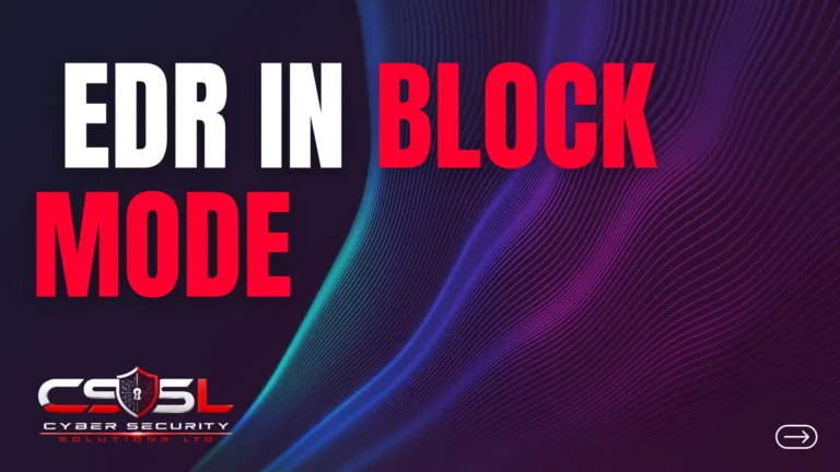 Diagram showing Microsoft Defender Antivirus running in EDR block mode alongside a third-party antivirus solution