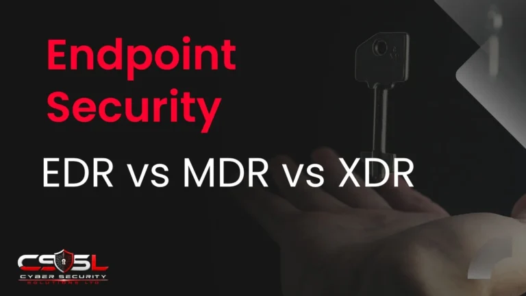 Diagram comparing EDR, MDR and XDR showing the difference between technology scope and managed service coverage