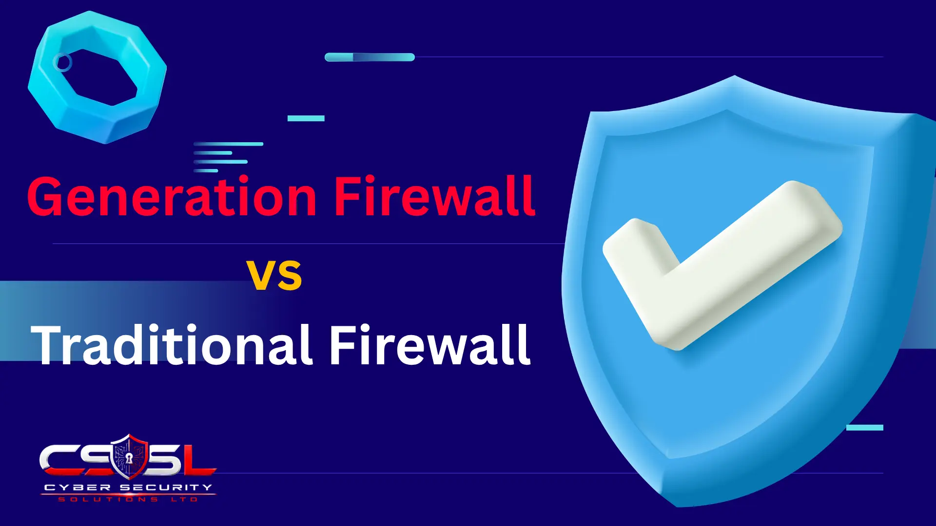 Comparison diagram of next generation firewall vs traditional firewall capabilities