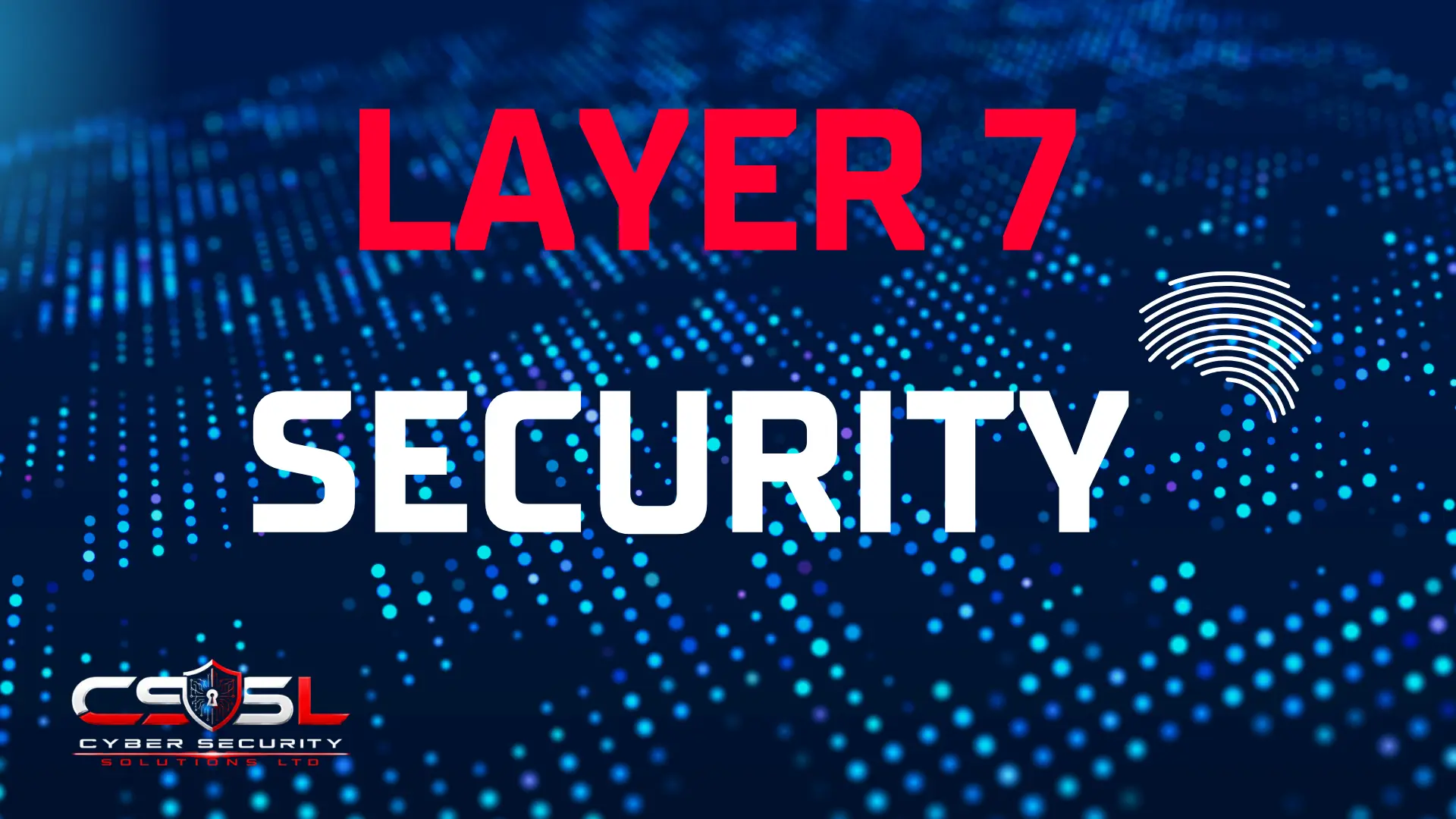 Diagram showing Layer 7 security identifying applications within network traffic