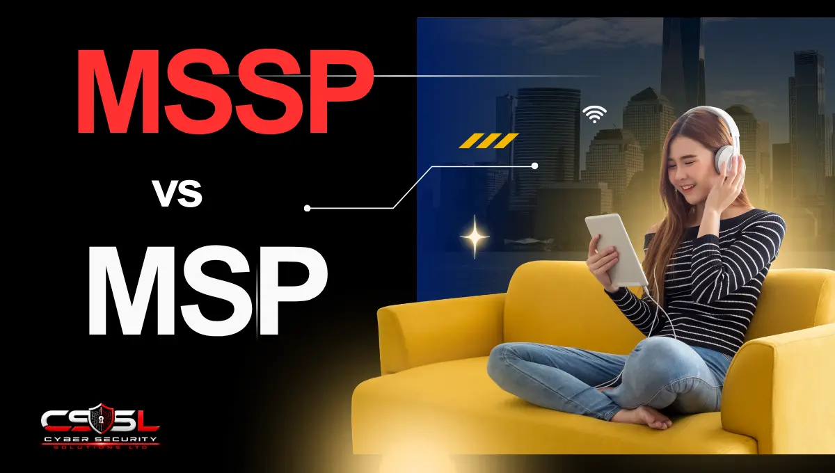 MSSP vs MSP diagram showing managed IT services versus managed security services comparison