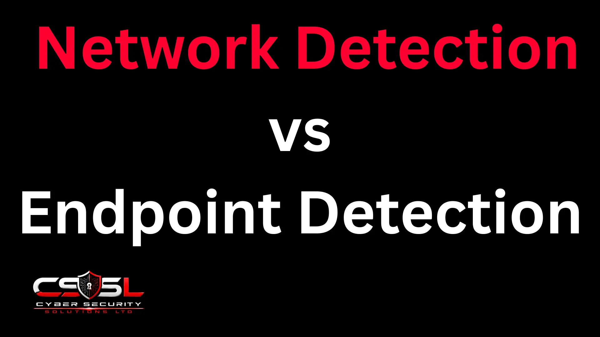 Diagram comparing EDR's endpoint-level visibility with NDR's network-wide detection of unmanaged devices and encrypted traffic