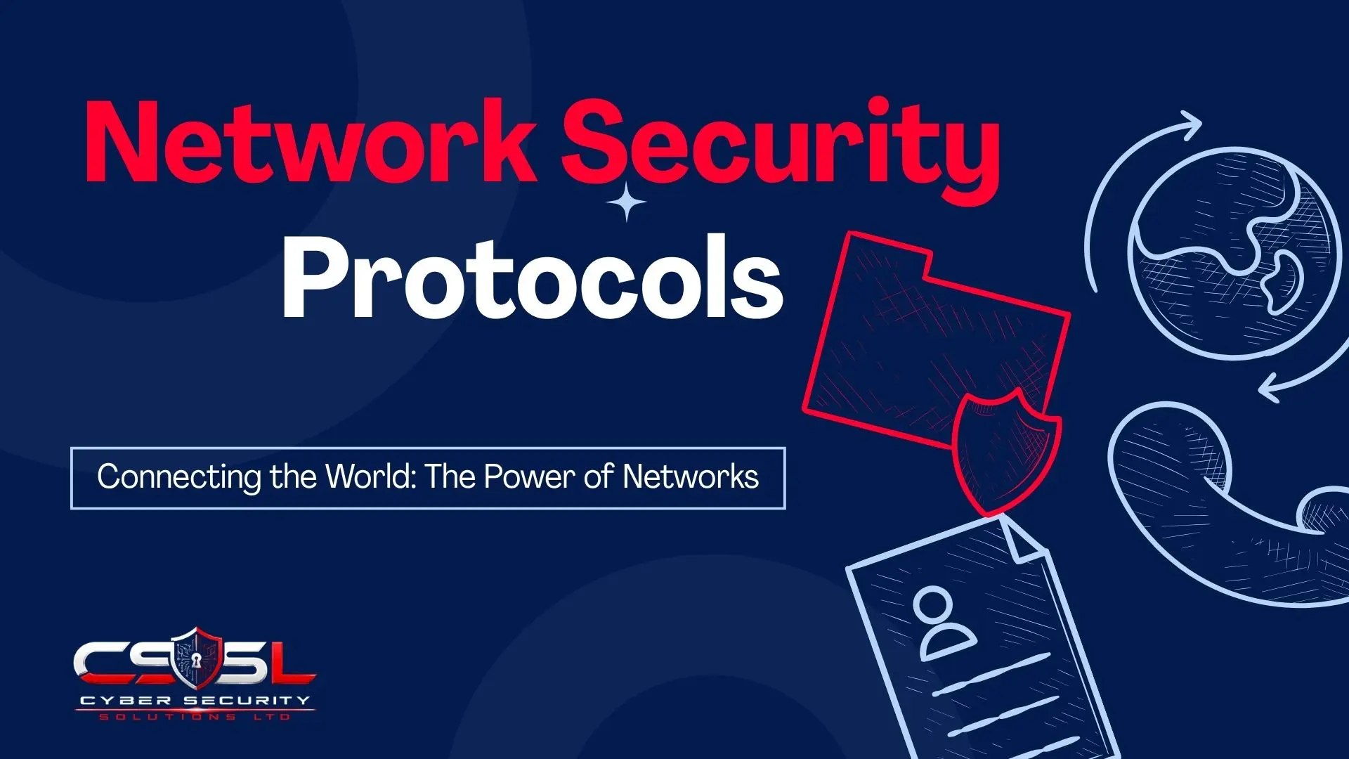 Diagram illustrating network security protocols including TLS, IPsec and SSH