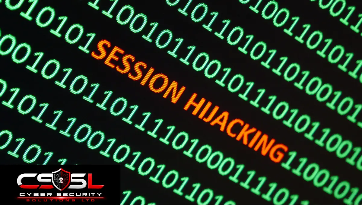 Diagram showing how session hijacking allows an attacker to steal a browser cookie and bypass multi-factor authentication