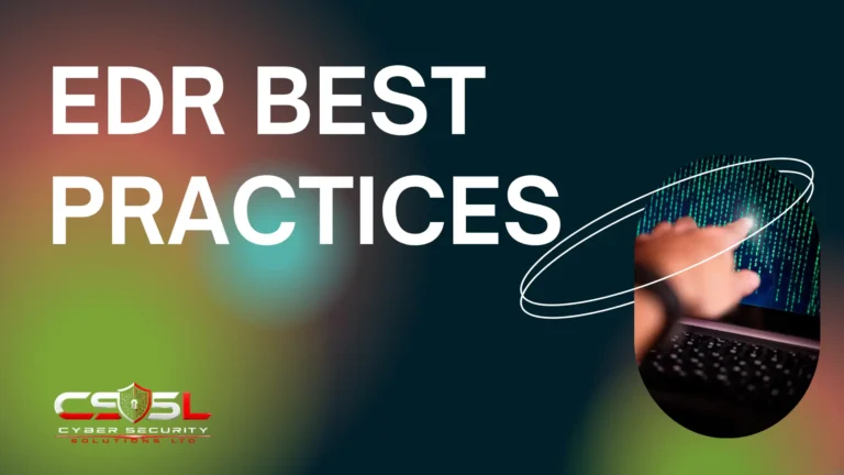Checklist illustrating EDR best practices for endpoint security deployment and alert tuning