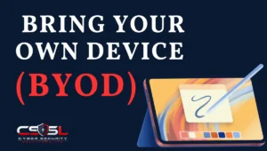 BYOD security risks diagram showing credential theft shadow IT and unmanaged device threats