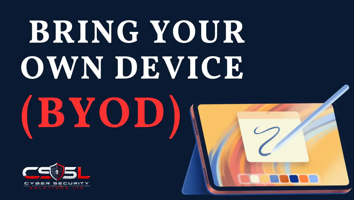 BYOD security risks diagram showing credential theft shadow IT and unmanaged device threats