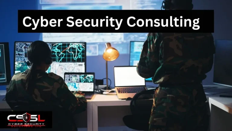 Cyber security consulting session reviewing a business risk assessment report