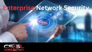 Diagram illustrating enterprise network security across multiple sites and locations