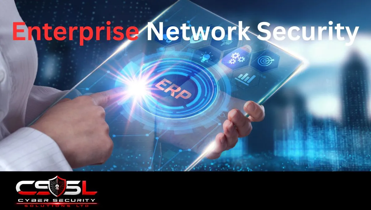 Diagram illustrating enterprise network security across multiple sites and locations