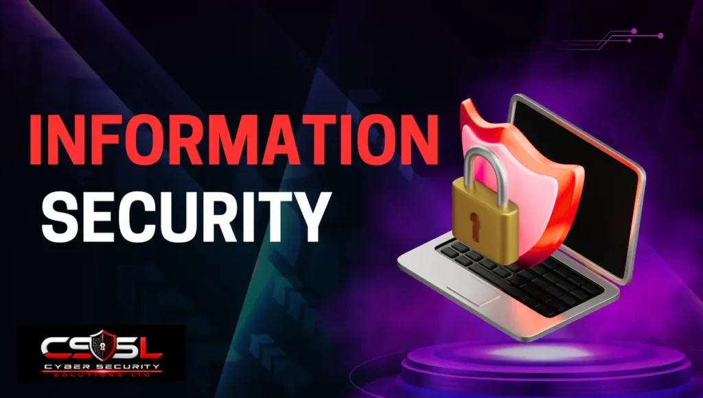what is information security diagram showing confidentiality integrity and availability framework