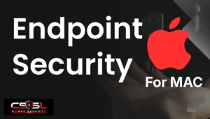 EDR for Mac diagram showing Apple Endpoint Security Framework and macOS threat protection