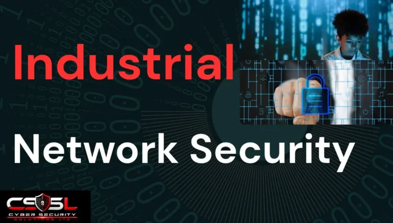 Diagram illustrating industrial network security and the Purdue Model levels for OT/ICS