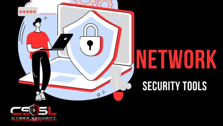 Reference chart of network security tools organized by category and function