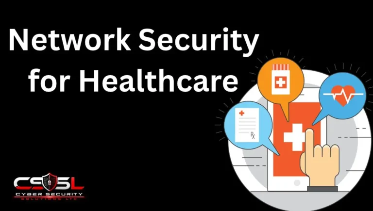 Diagram illustrating network security for healthcare with clinical device segmentation