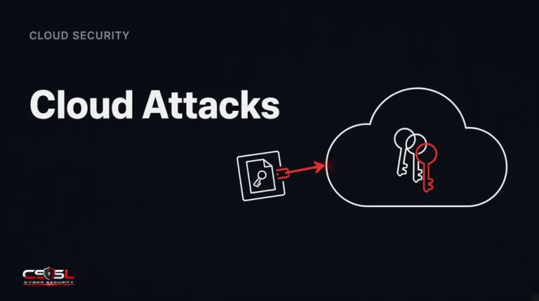 threats and attacks in cloud computing diagram showing IAM misconfiguration and lateral movement