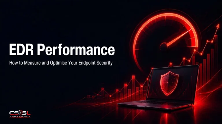 EDR performance diagram showing ROI calculation and endpoint security KPI measurement framework