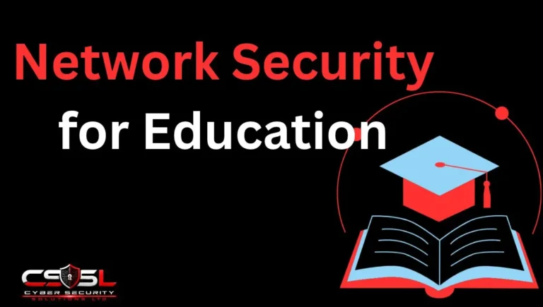 Network security for education showing school and university network segmentation