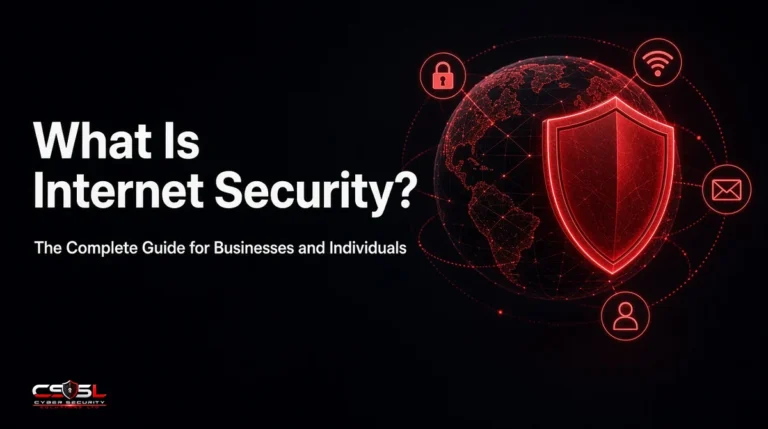 Internet security basics for businesses and individuals infographic